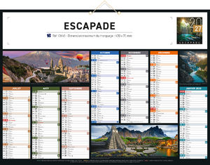 Calendrier publicitaire personnalisé escapade, Découverte 1
