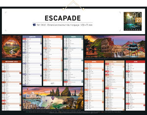 Calendrier publicitaire personnalisé escapade, Découverte