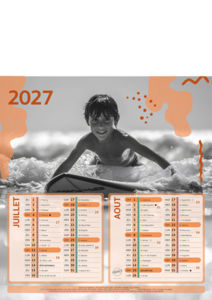 Calendrier publicitaire photographe, Enfants 3