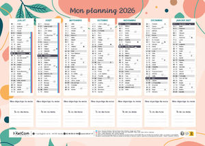 Calendrier publicitaire Planner 3