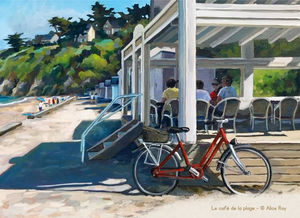 Calendrier publicitaire poches paysages, Peintures