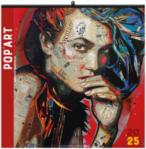 Calendrier publicitaire pop'art 2026 1