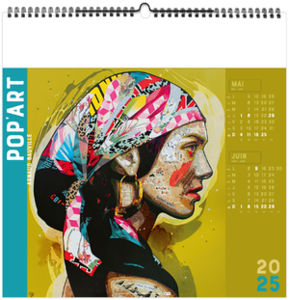 Calendrier publicitaire pop'art 2026 6