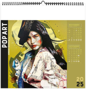 Calendrier publicitaire pop'art 2026 9