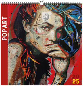 Calendrier publicitaire pop'art 2026
