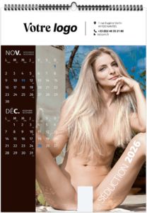 Calendrier publicitaire séduction 2026 4