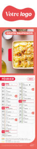 Calendrier publicitaires illustrés cuisine, En cuisine ! 4