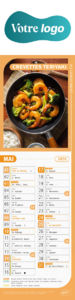 Calendrier publicitaires illustrés cuisine, En cuisine ! 7