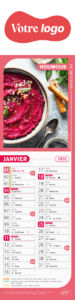 Calendrier publicitaires illustrés cuisine, En cuisine !