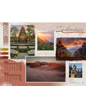 Calendriers publicitaire illustré - Colors 3