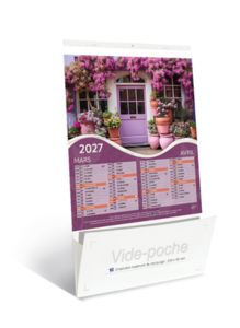 Calendriers publicitaires jardins vide poche, Gardens 1