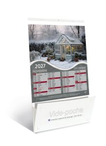 Calendriers publicitaires jardins vide poche, Gardens 5