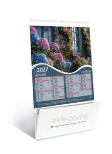 Calendriers publicitaires jardins vide poche, Gardens