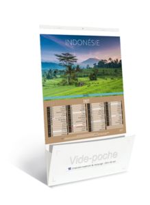 Calendriers publicitaires vide poche, Sites du Monde 1