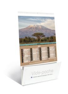 Calendriers publicitaires vide poche, Sites du Monde 2