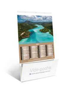 Calendriers publicitaires vide poche, Sites du Monde 3