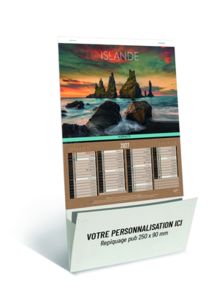 Calendriers publicitaires vide poche, Sites du Monde 6