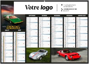 Calendrier entreprise bolides 2026 2