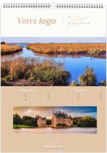 Calendrier entreprise paysages 2026 8