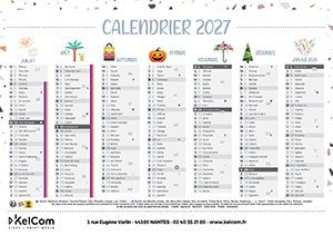 Evénements - Calendrier Personnalisé 2