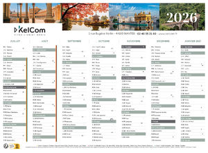 Voyages - Calendrier Personnalisé 5