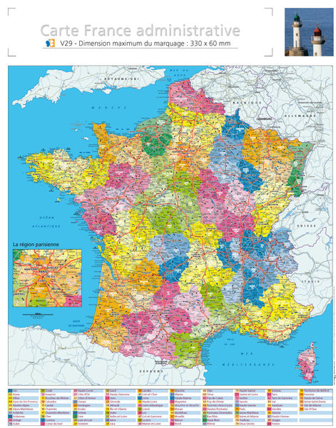 Ancienne collection : Map France Admin