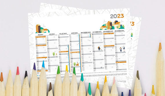 Calendriers 100% personnalisés