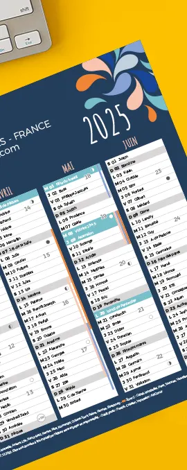 Calendrier de bureau 2024 avec porte-stylo, bloc-notes décoratif