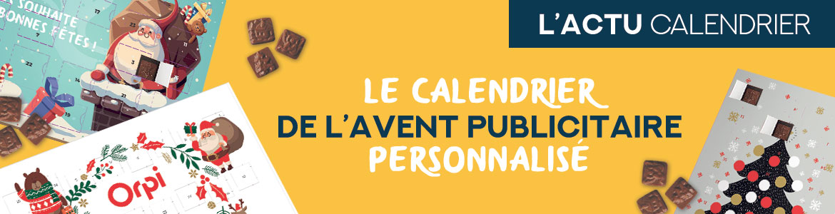 Le calendrier de l'avent publicitaire personnalisé