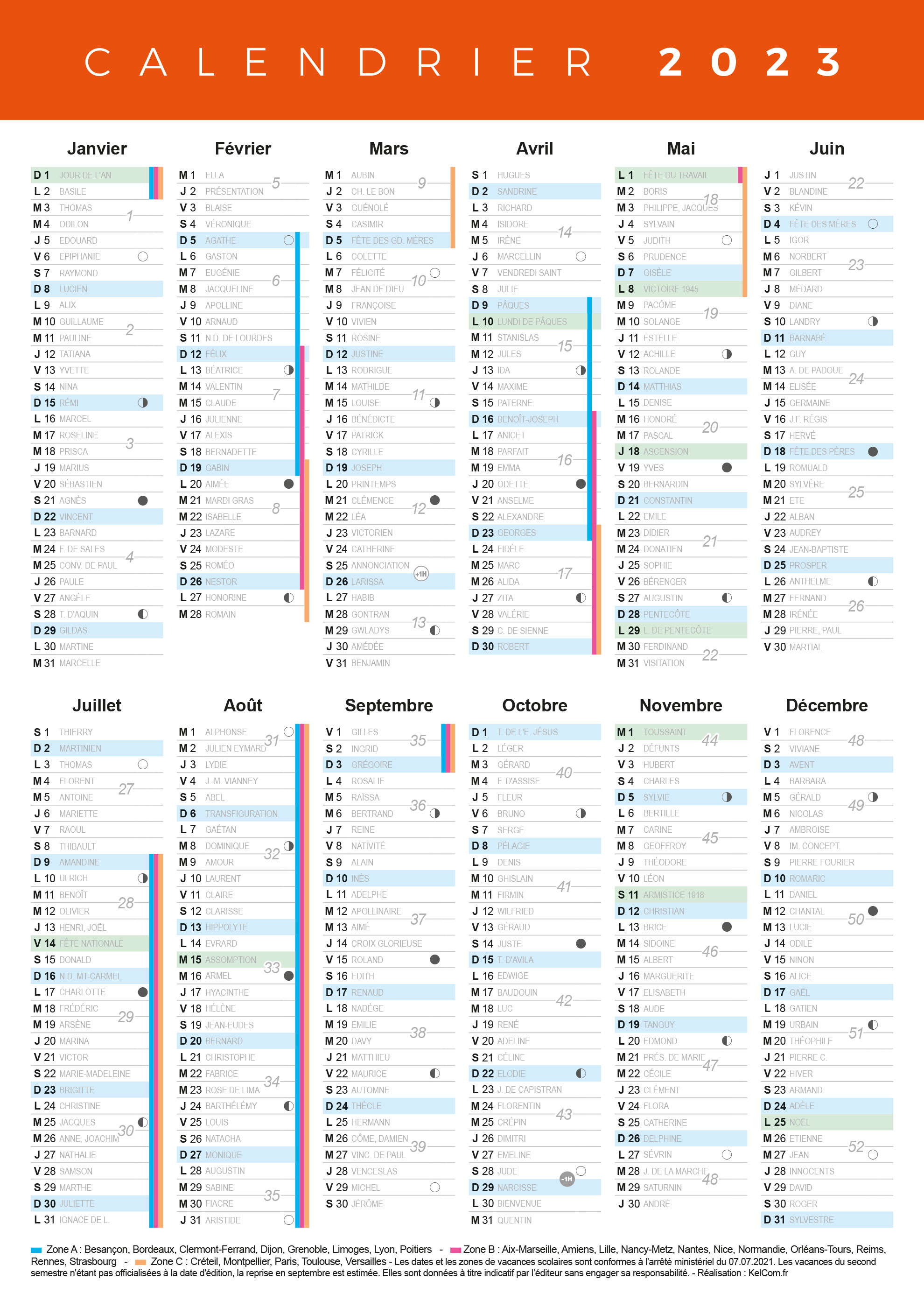 Calendriers à télécharger - Calendriers publicitaires