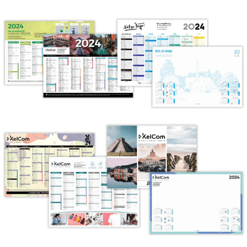 collection calendrier publicitaire kelcom