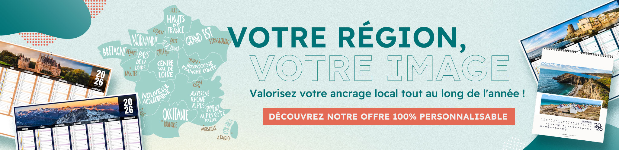 Calendrier territoires de France