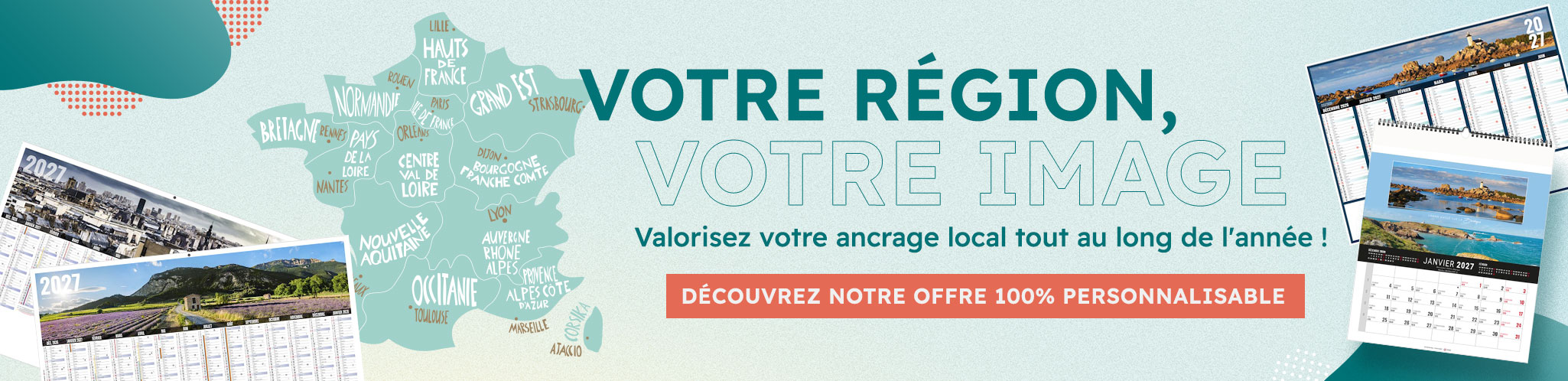 Calendrier territoires de France